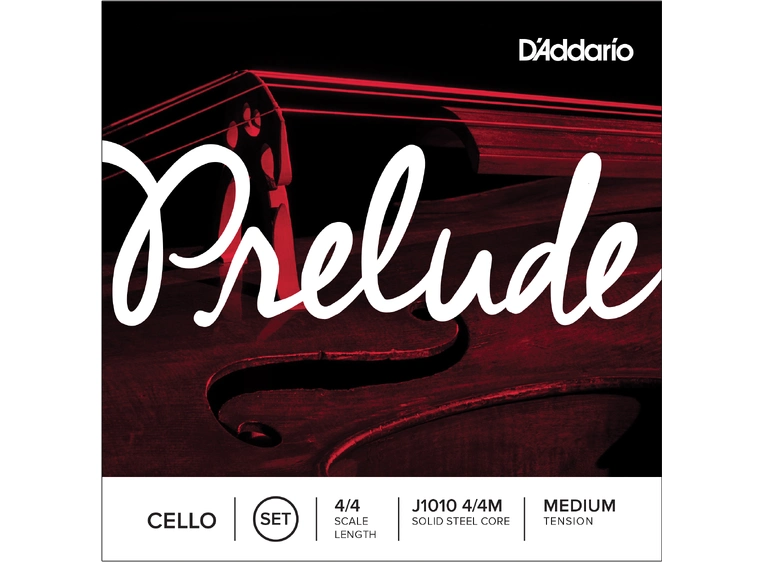 D'addario J1010 4/4M Prelude Cello Set 4/4 Medium 